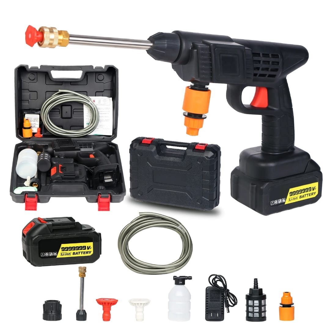 Portable 48V Car Pressure Washer + Hose - Image 2