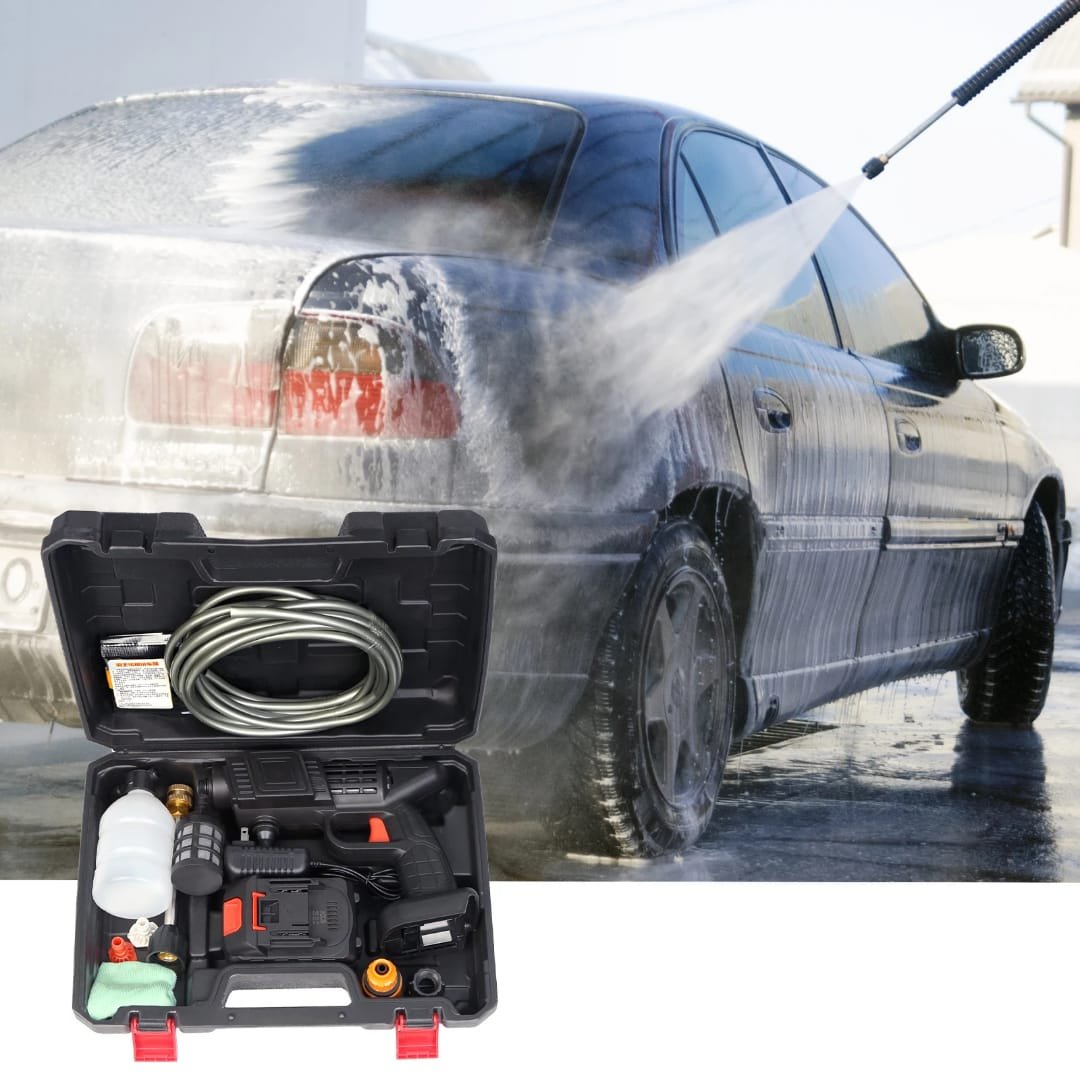 Portable 48V Car Pressure Washer + Hose - Image 4
