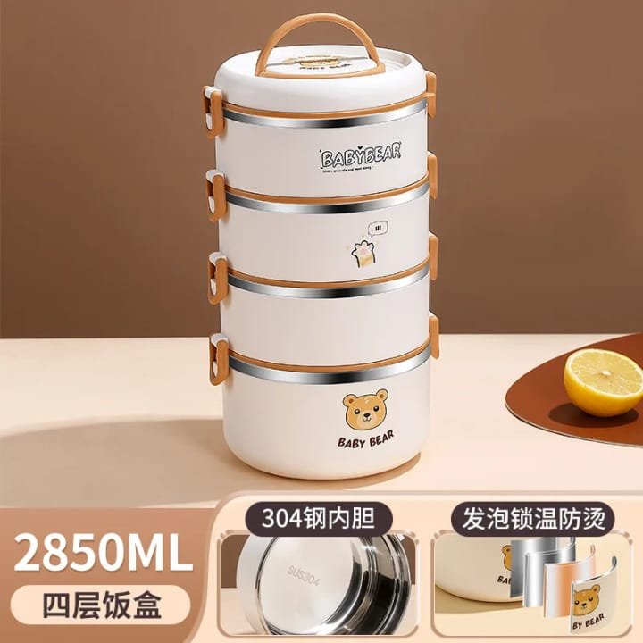4 Set Pot Lunch Box - Image 3